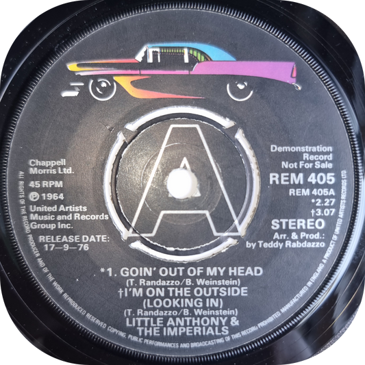 Little Anthony - Goin' Out Of My Head E.P - United Artists DEMO