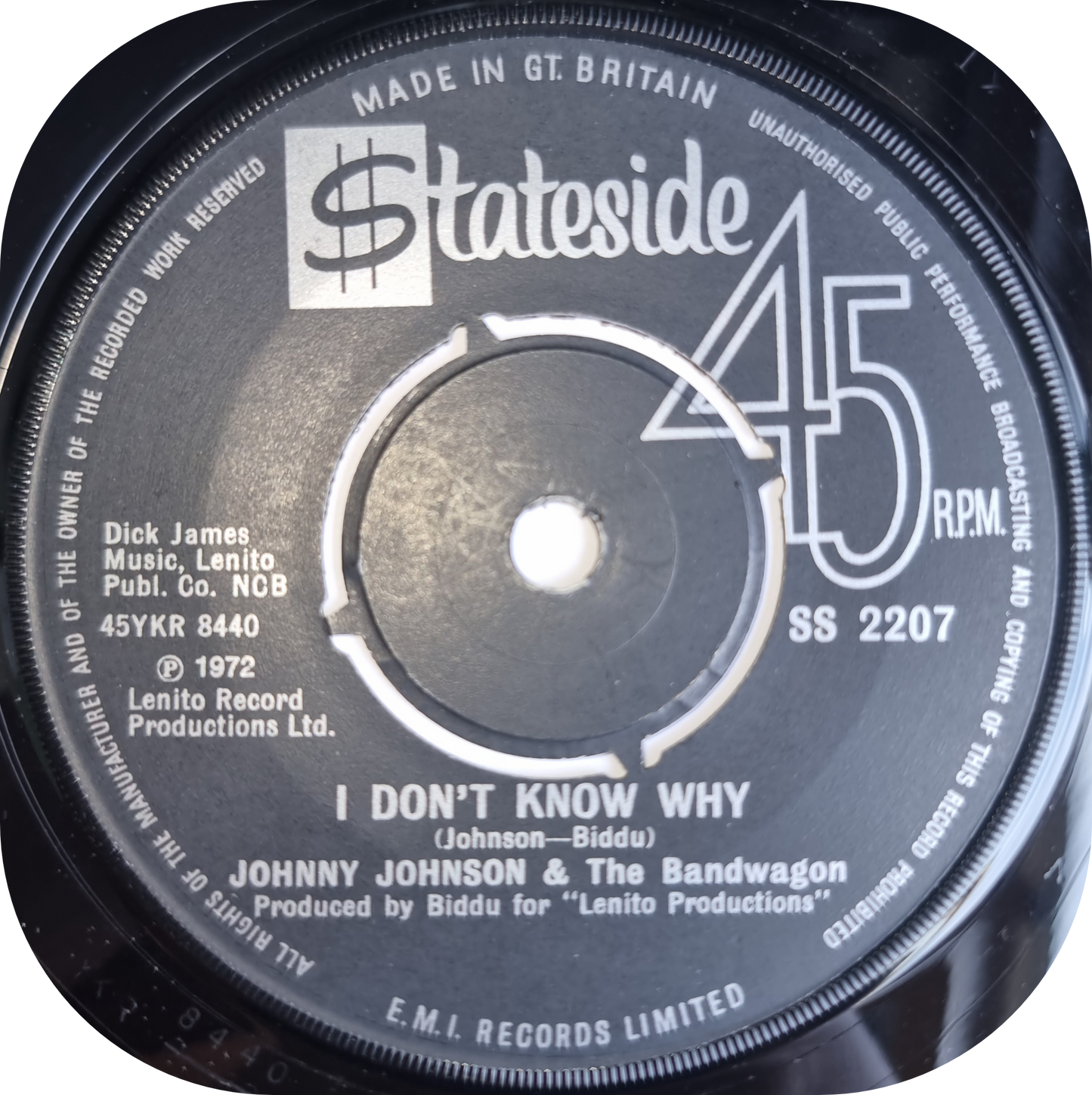 Johnny Johnson - Honey Bee - Stateside
