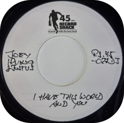 Joey Irving - There's A Man - 45 Record Shack TEST PRESS