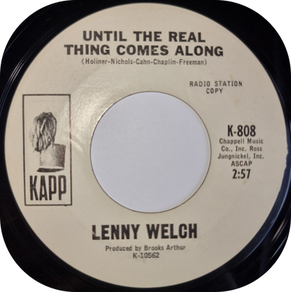 Lennie Welch - The Right To Cry - Kapp DEMO