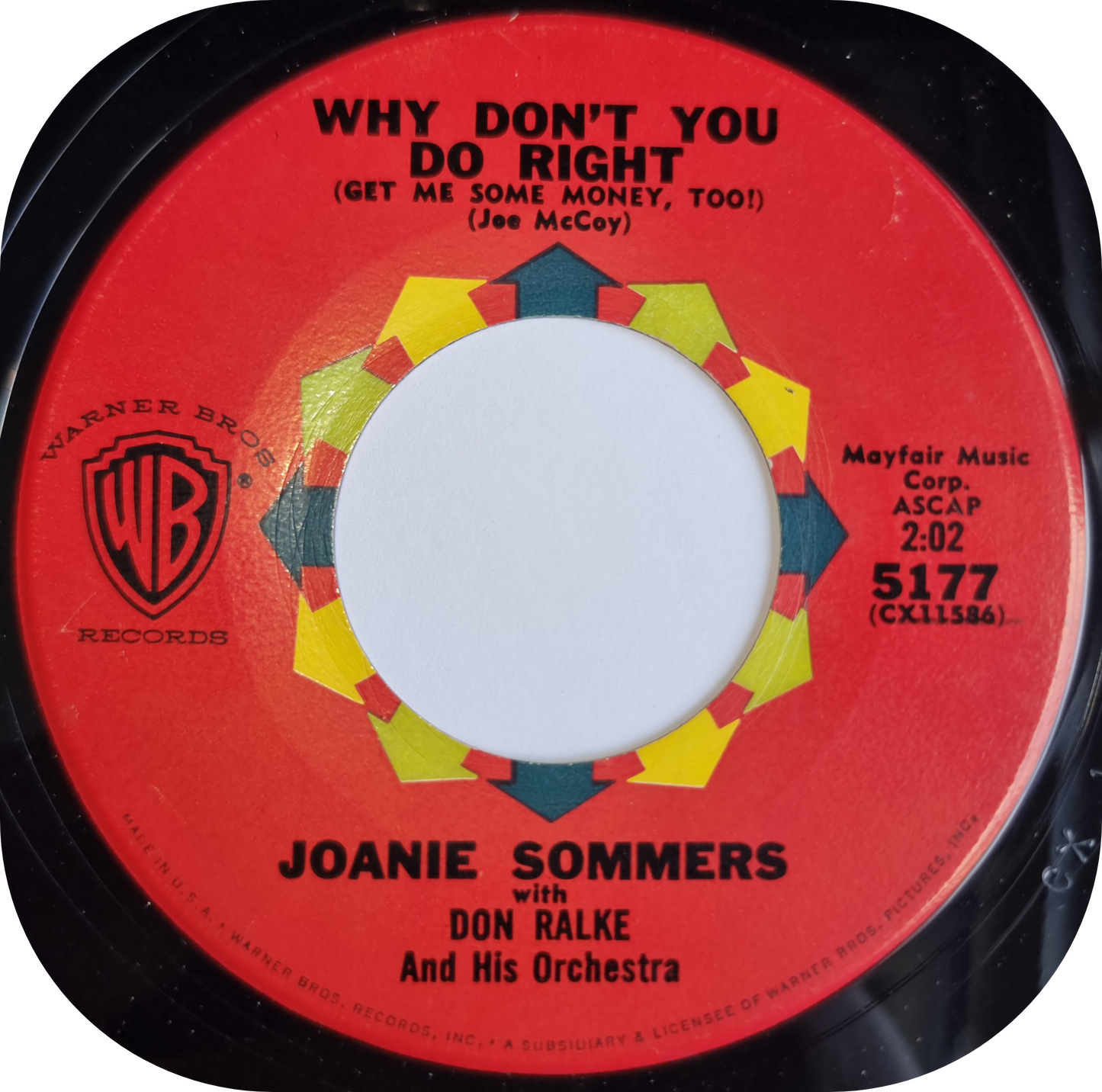Joanie Sommers - Why Don't You Do Right - Warner Bros