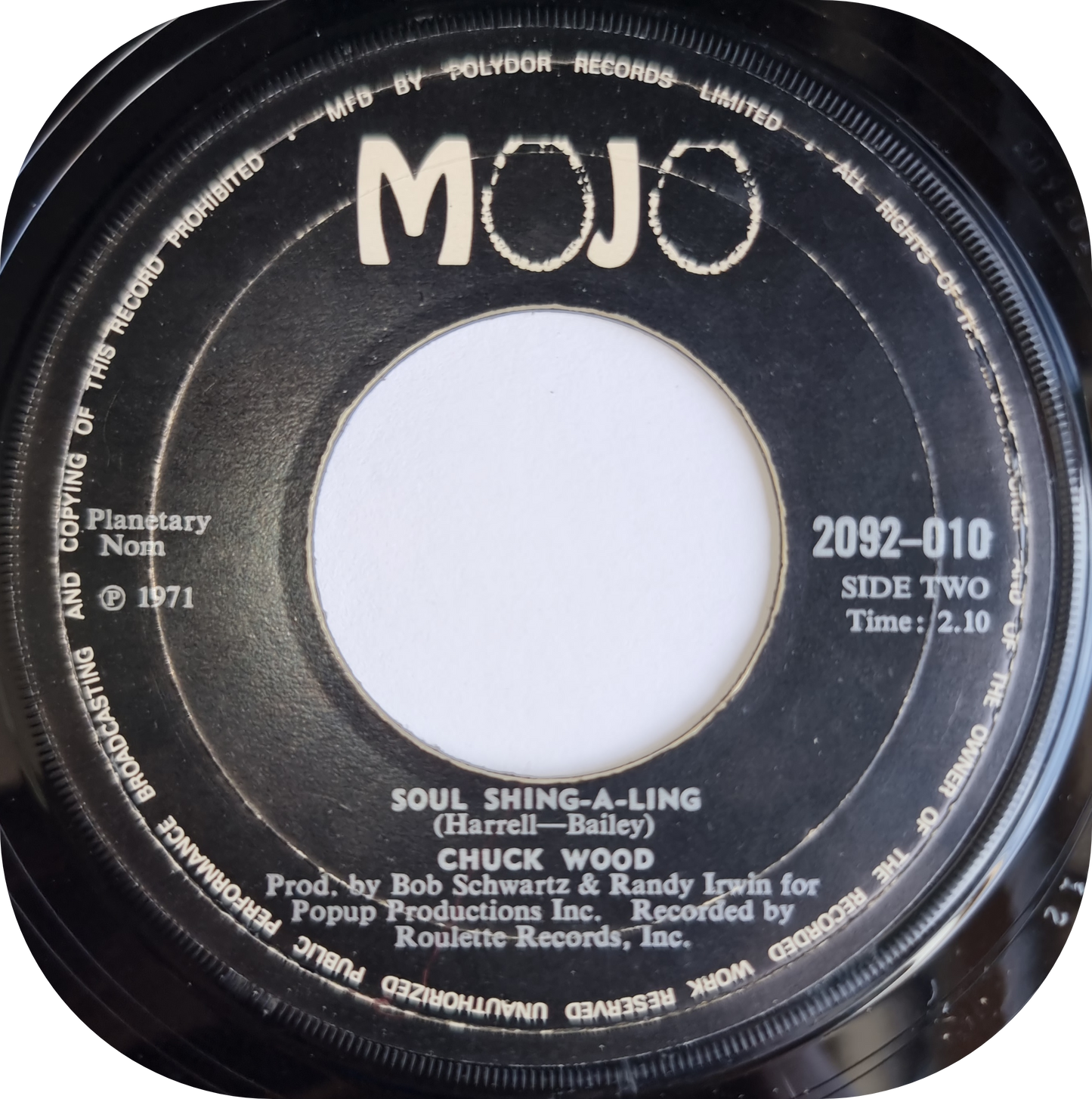 Chuck Wood - Seven Days Too Long - Mojo