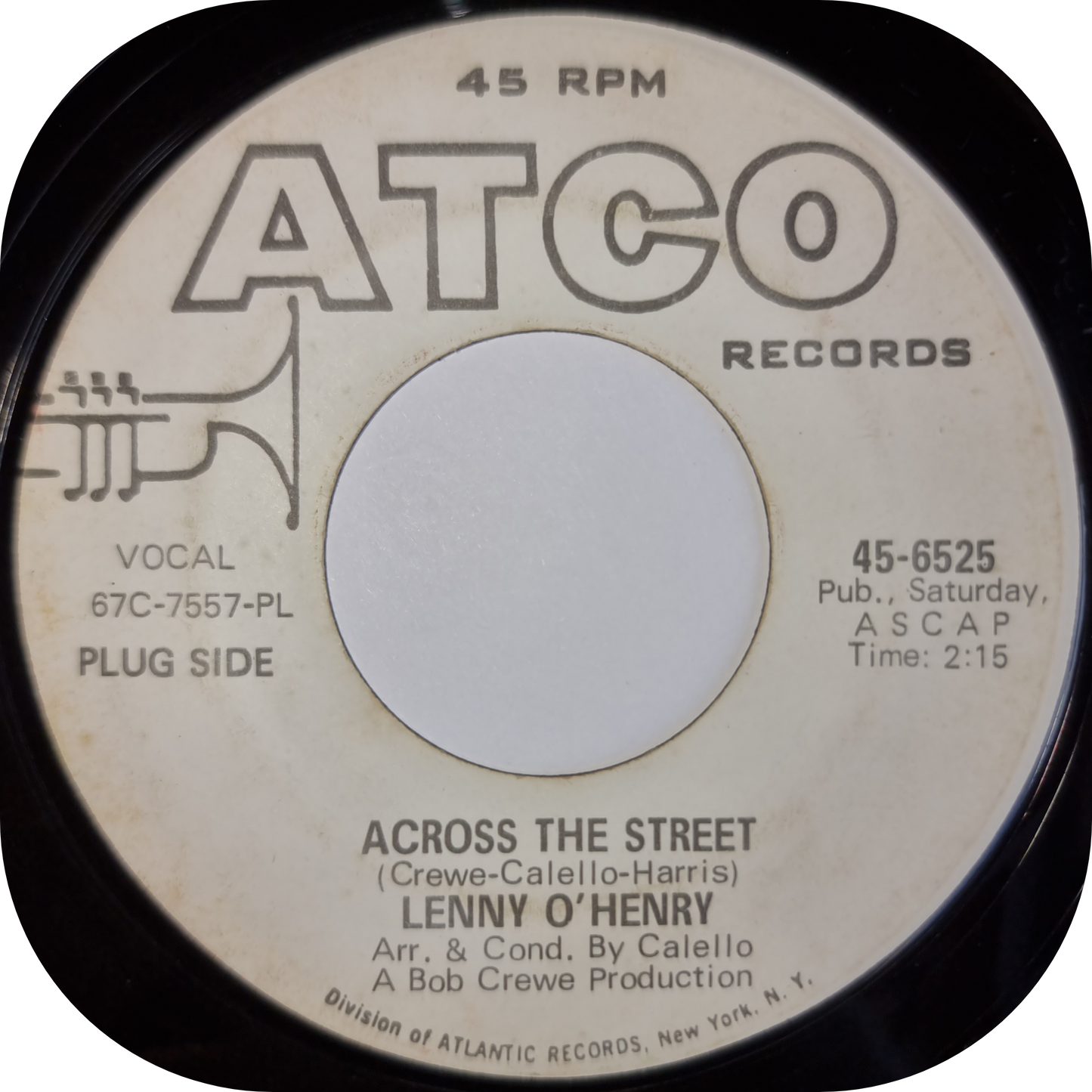 Lenny O'Henry - Across The Street - Atco DEMO