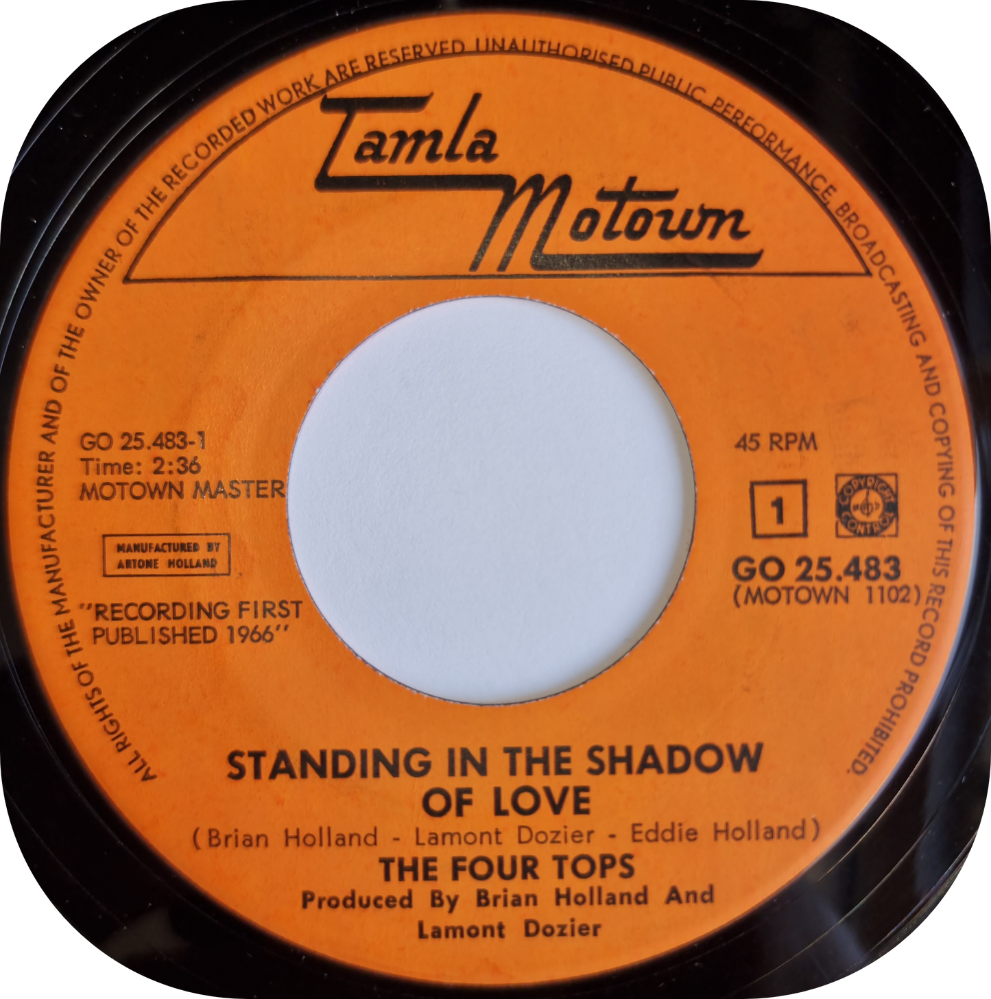 Four Tops, The - Standing In The Shadow Of Love - Tamla Motown