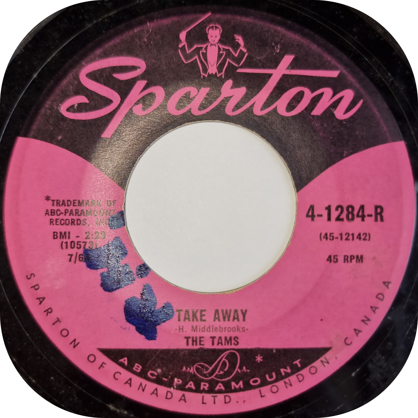 Tams, The - Hey Girl Don't Bother Me - Sparton