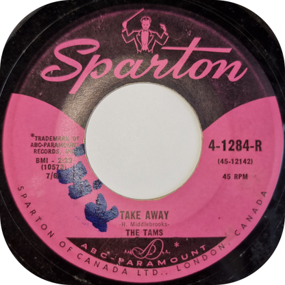 Tams, The - Hey Girl Don't Bother Me - Sparton