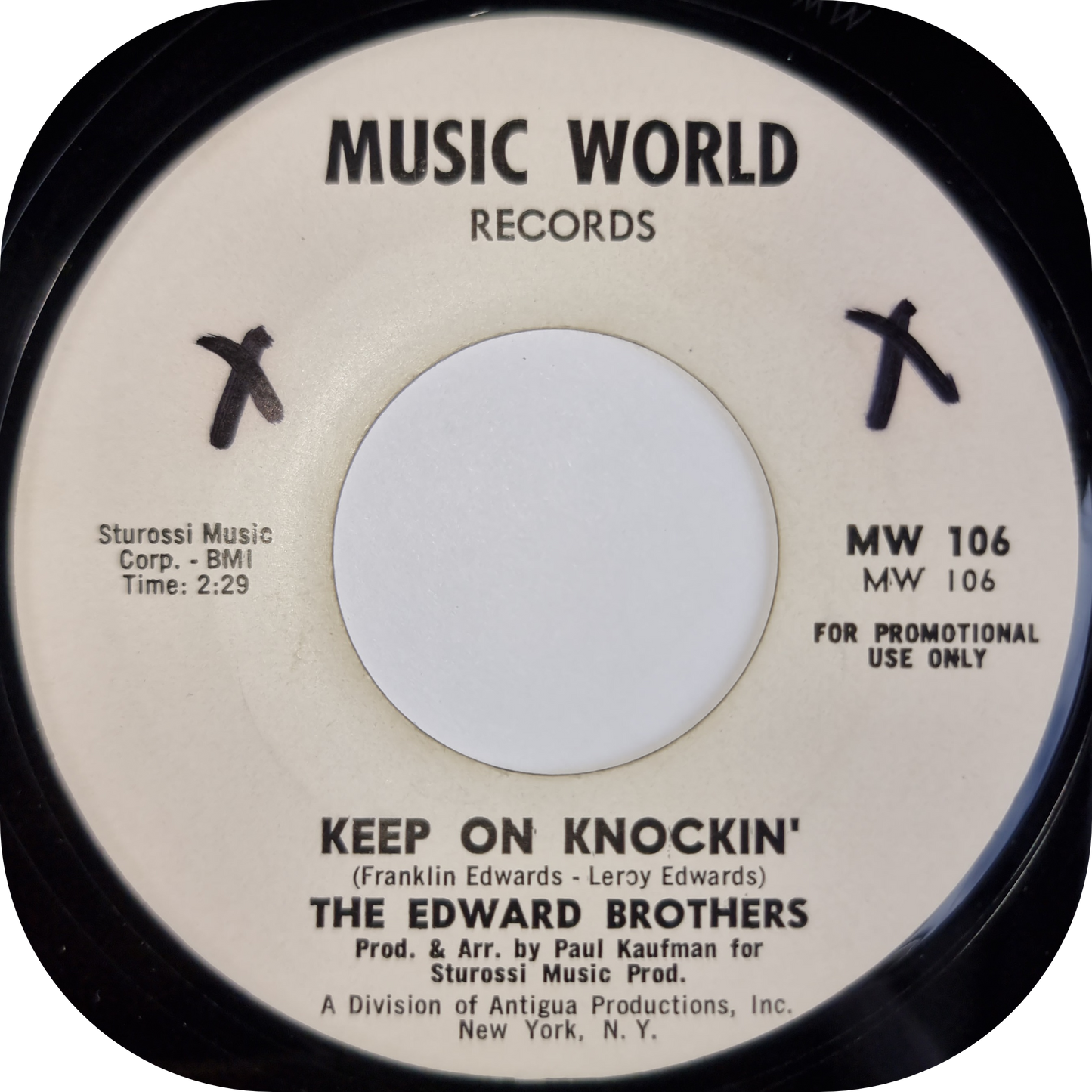Edward Brothers, The - Keep On Knockin' - Music World DEMO