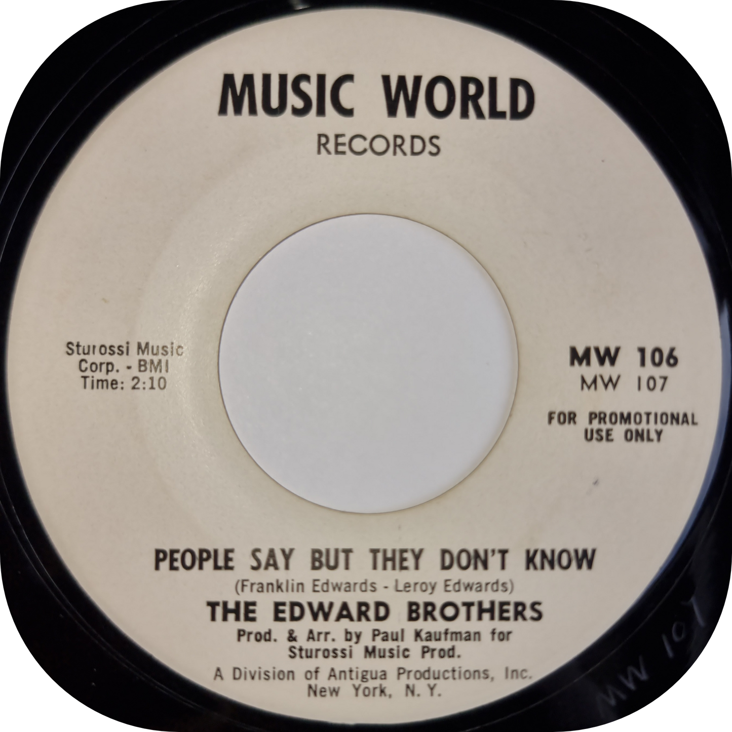 Edward Brothers, The - Keep On Knockin' - Music World DEMO