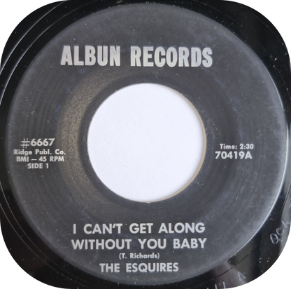 Esquires, The - I Can't Get Along Without You Baby - Albun