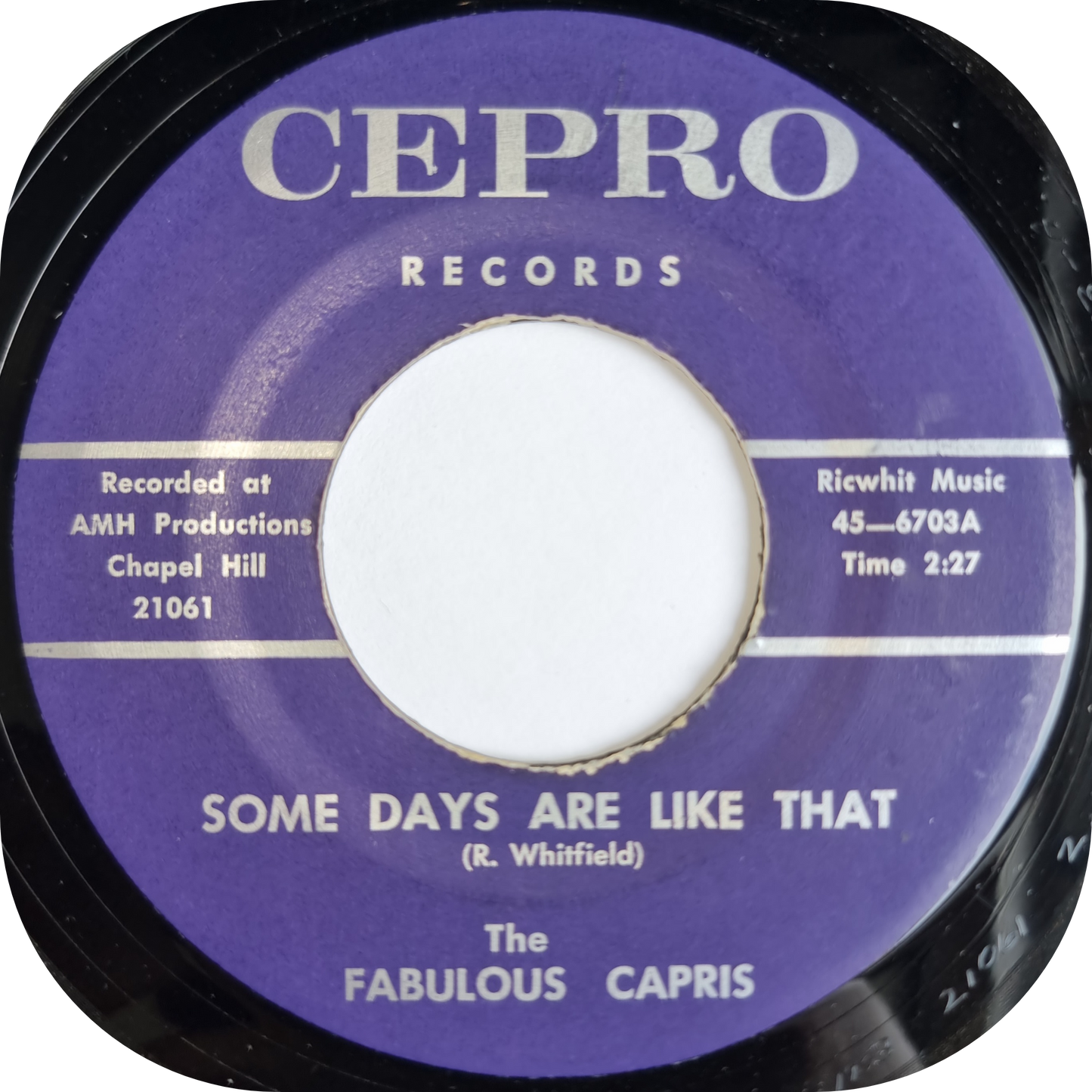 Fabulous Capris, The - He Won't Love You - Cepro