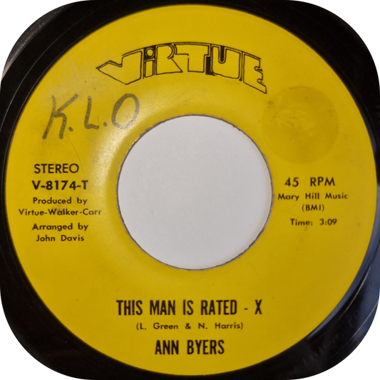 Ann Byers - This Man Is Rated X - Virtue