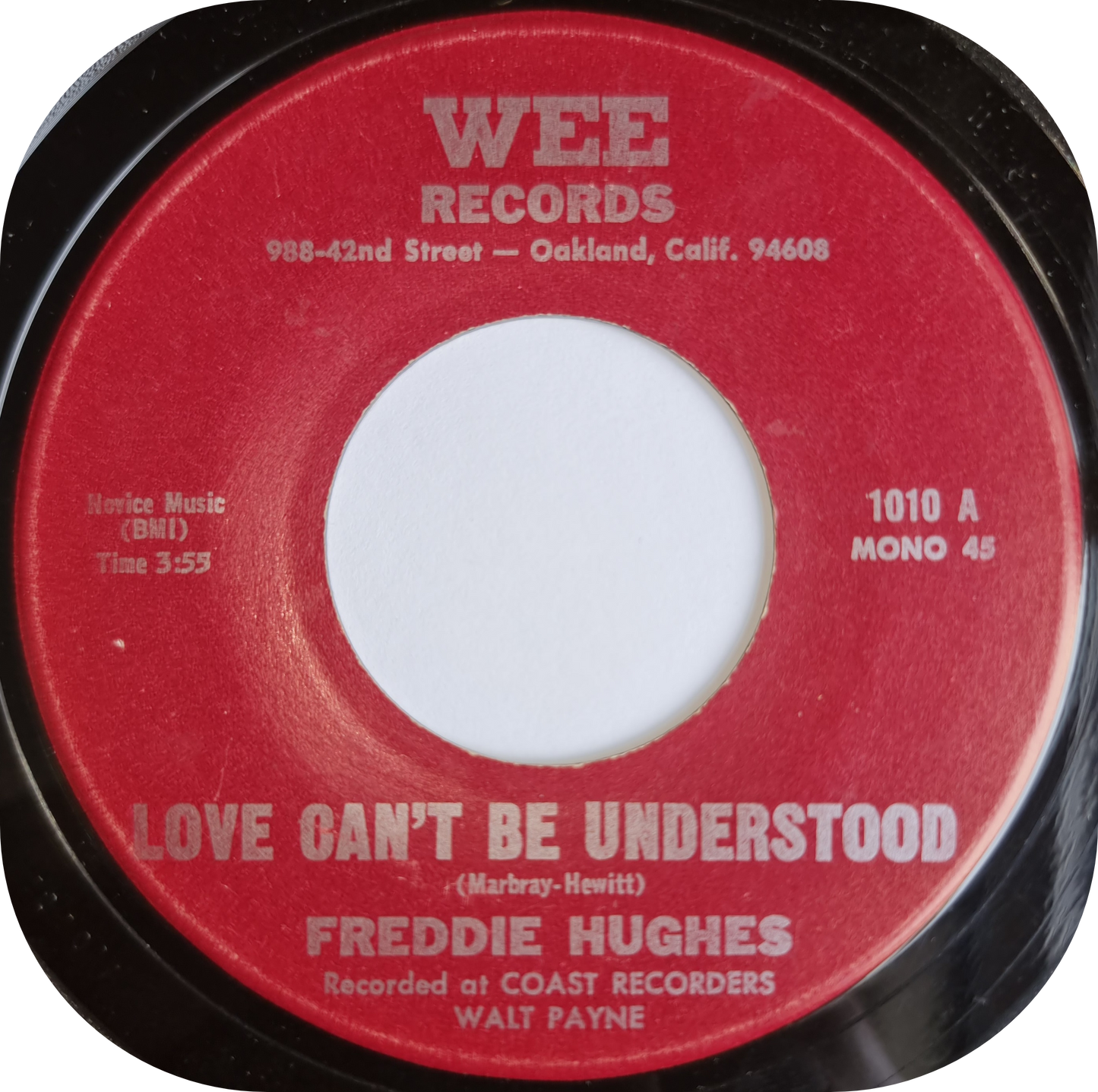 Freddie Hughes - My Baby Come Back - Wee