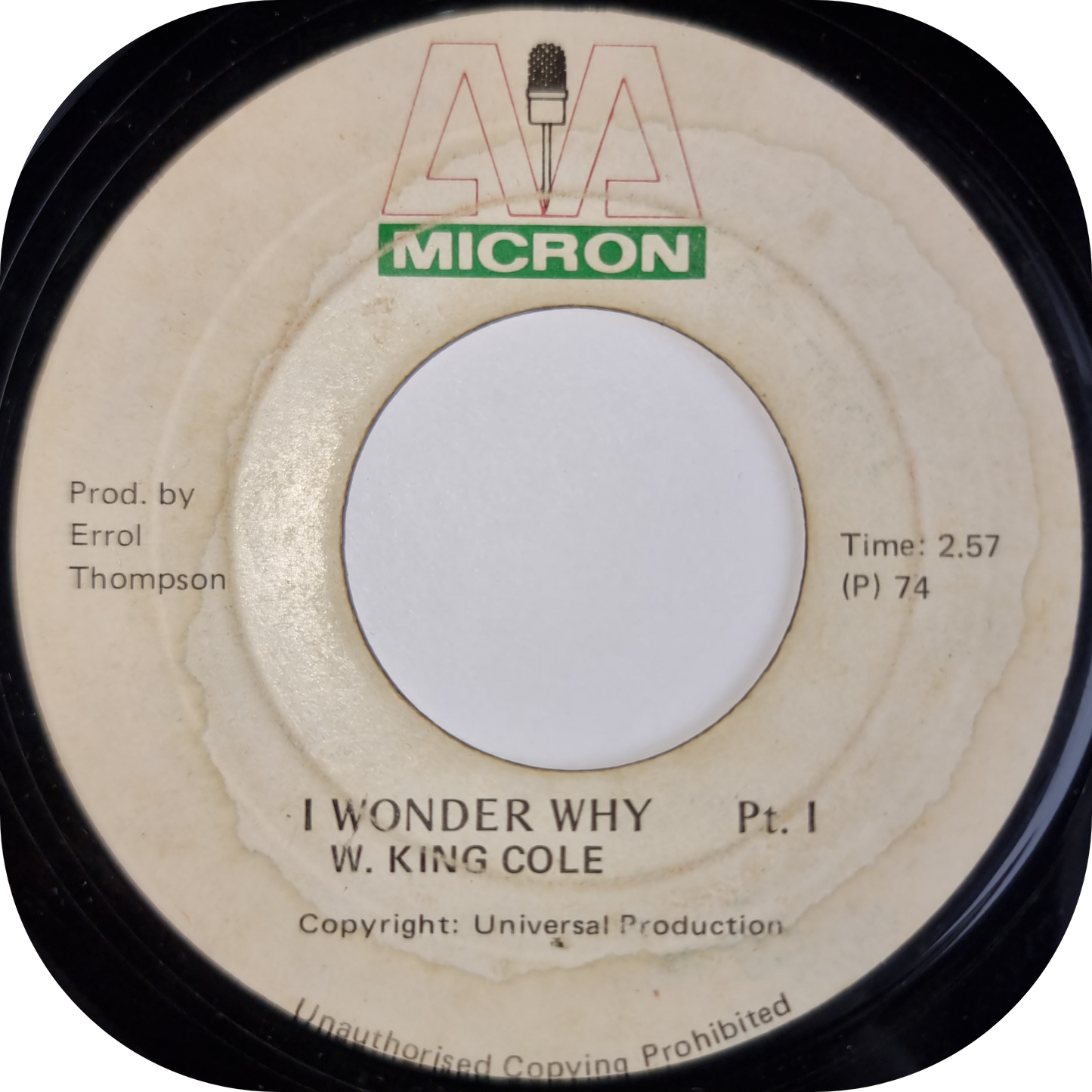 W King Cole - I Wonder Why - Micron