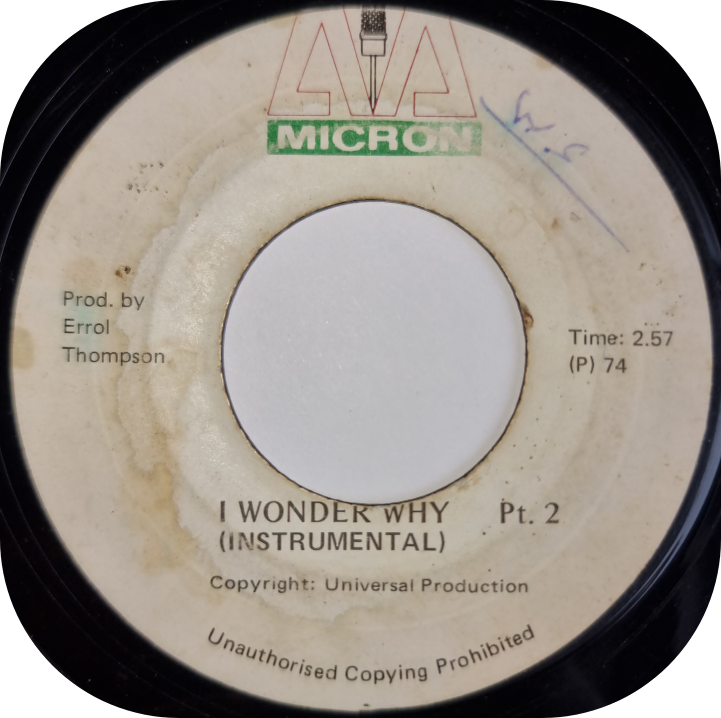 W King Cole - I Wonder Why - Micron