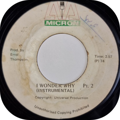 W King Cole - I Wonder Why - Micron