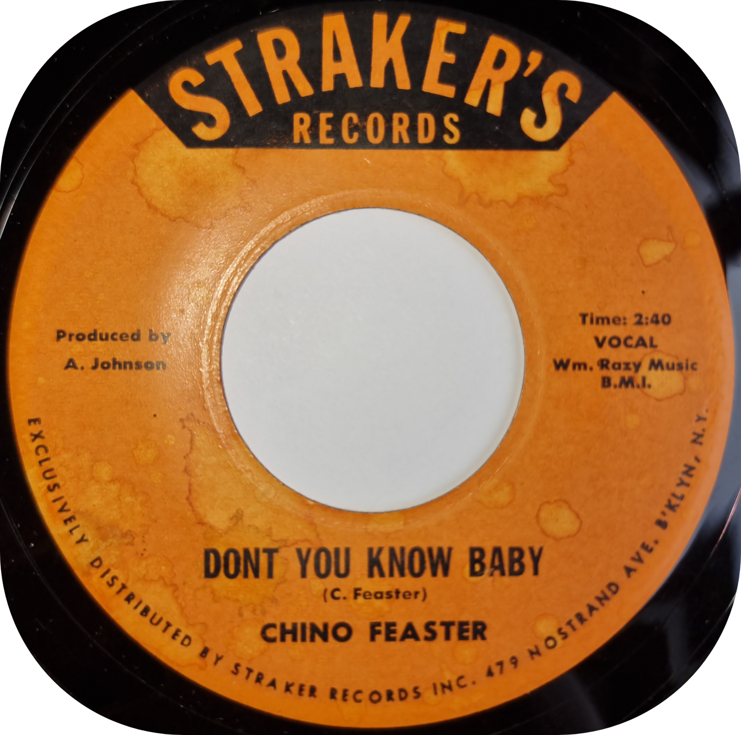Chino Feaster - The Girl I Love - Strakers