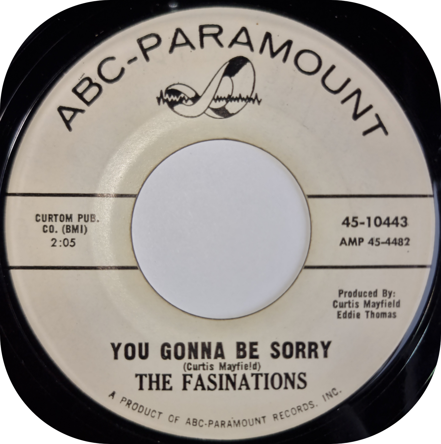 Fascinations, The - You Gonna Be Sorry - ABC DEMO