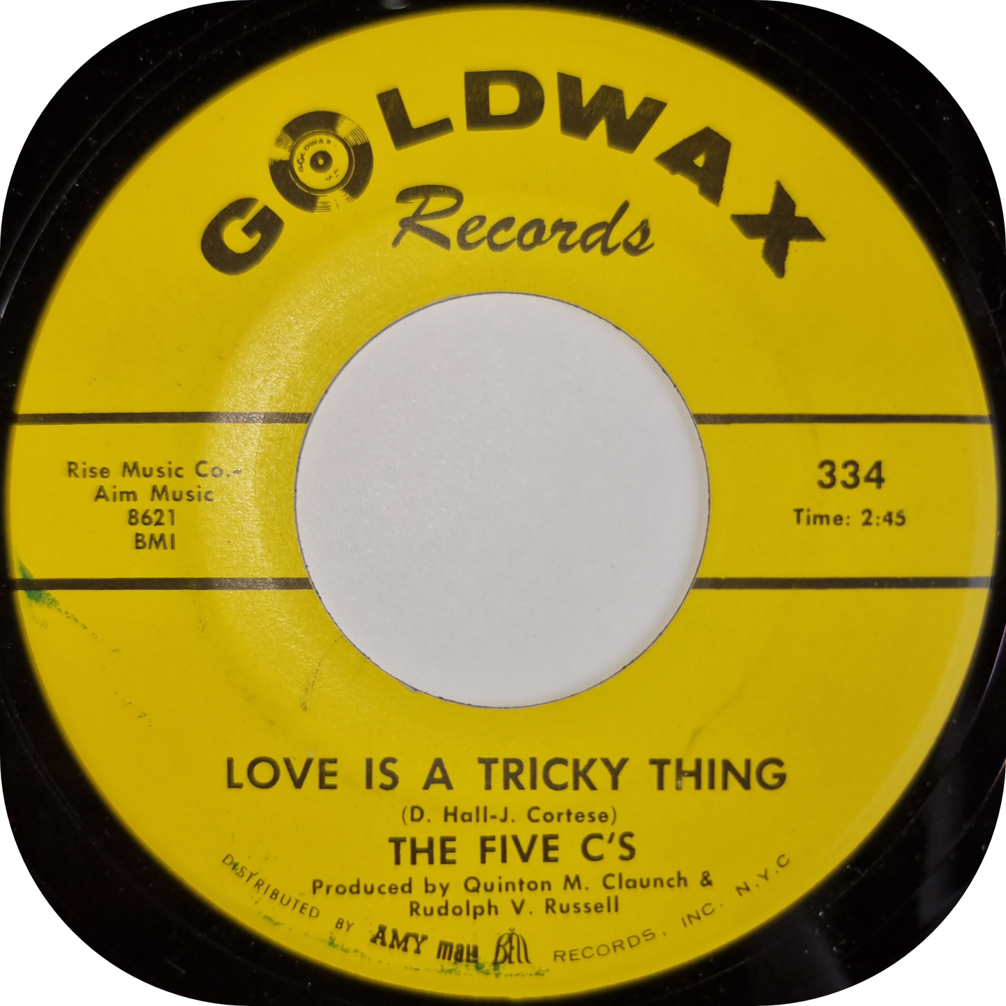Five C's, The - Love Is A Tricky Thing - Goldwax