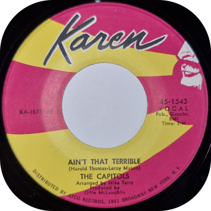 Capitols, The - Ain't That Terrible - Karen