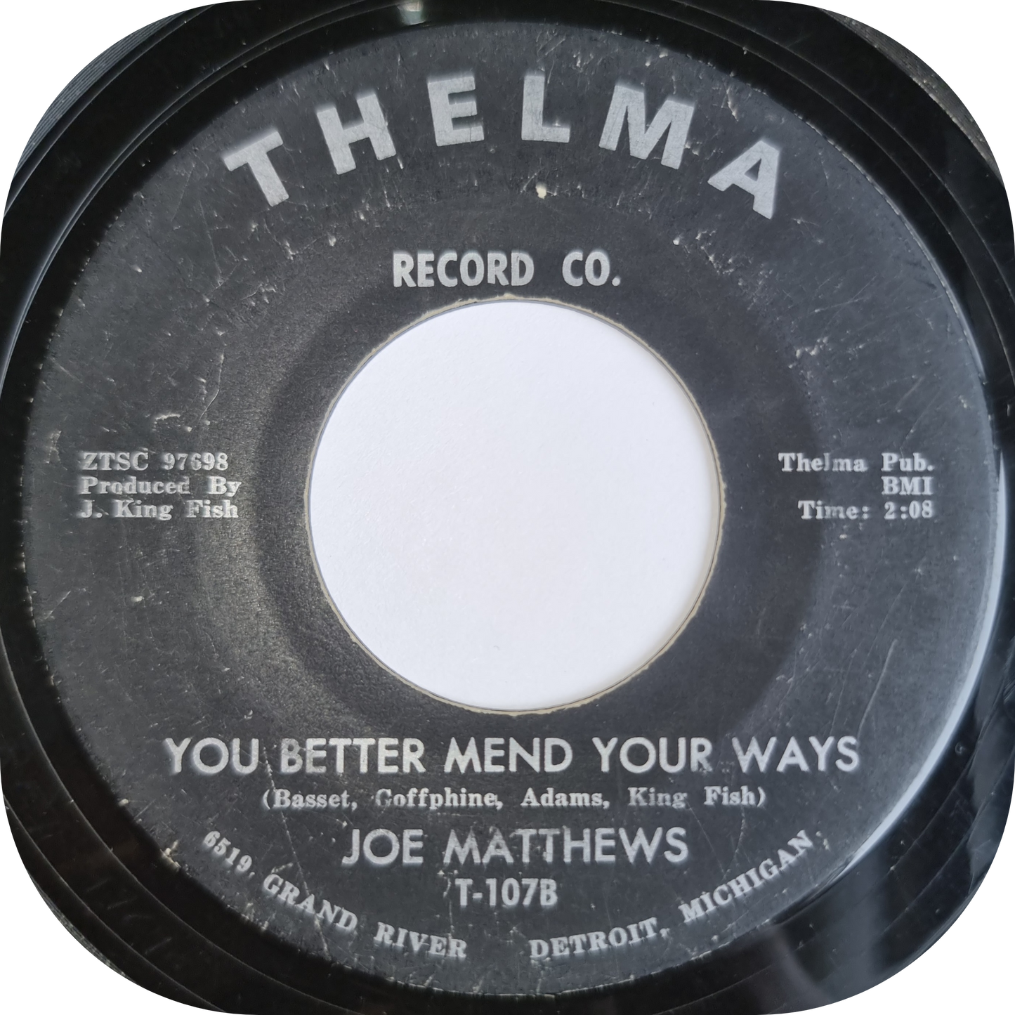 Joe Matthews - Sorry Ain't Good Enough - Thelma