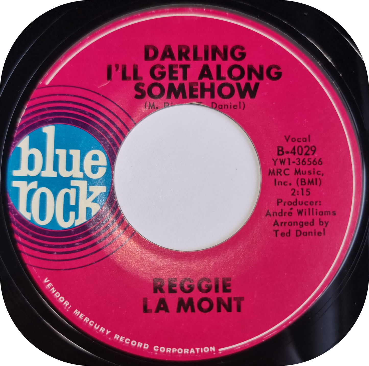 Reggie La Mont - How Lonely - Blue Rock