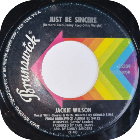 Jackie Wilson - Just Be Sincere - Brunswick