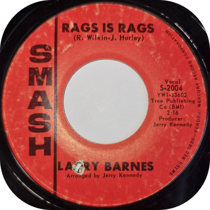 Larry Barnes - Rags Is Rags - Smash