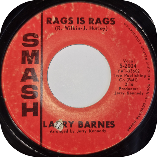 Larry Barnes - Rags Is Rags - Smash