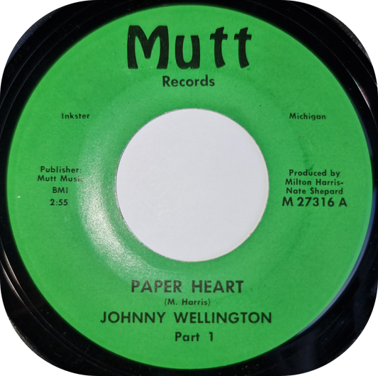 Johnny Wellington - Paper Heart - Mutt