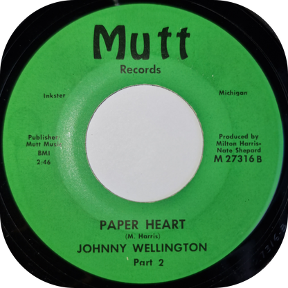 Johnny Wellington - Paper Heart - Mutt