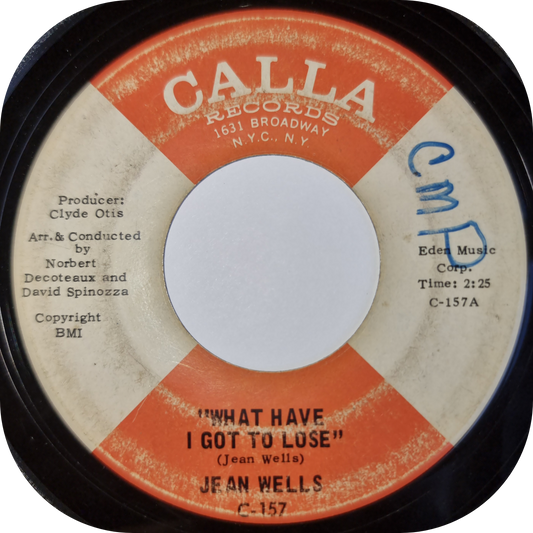 Jean Wells - What Have I Got To Lose - Calla