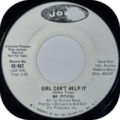 Mr Pitiful - Girl Can't Help It - Josie DEMO