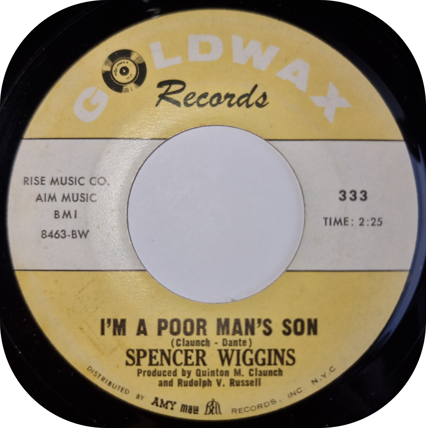 Spencer Wiggins - That's How Much I Care - Goldwax