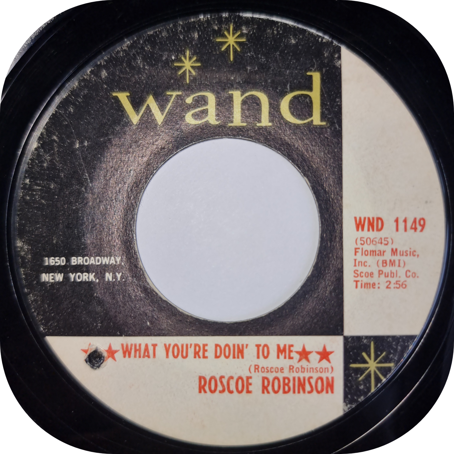 Roscoe Robinson - What You're Doin' To Me - Wand