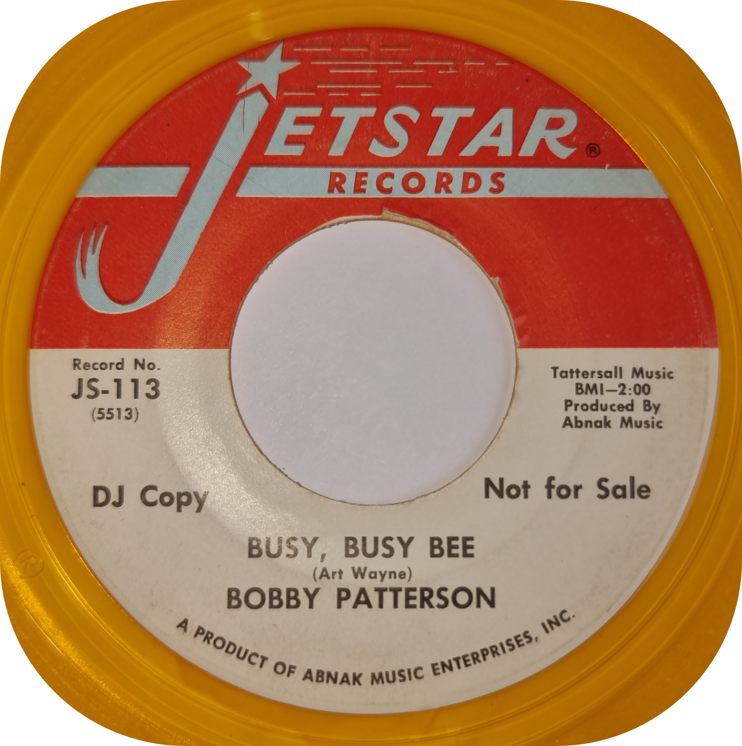 Bobby Patterson - Busy, Busy Bee - Jetstar DEMO