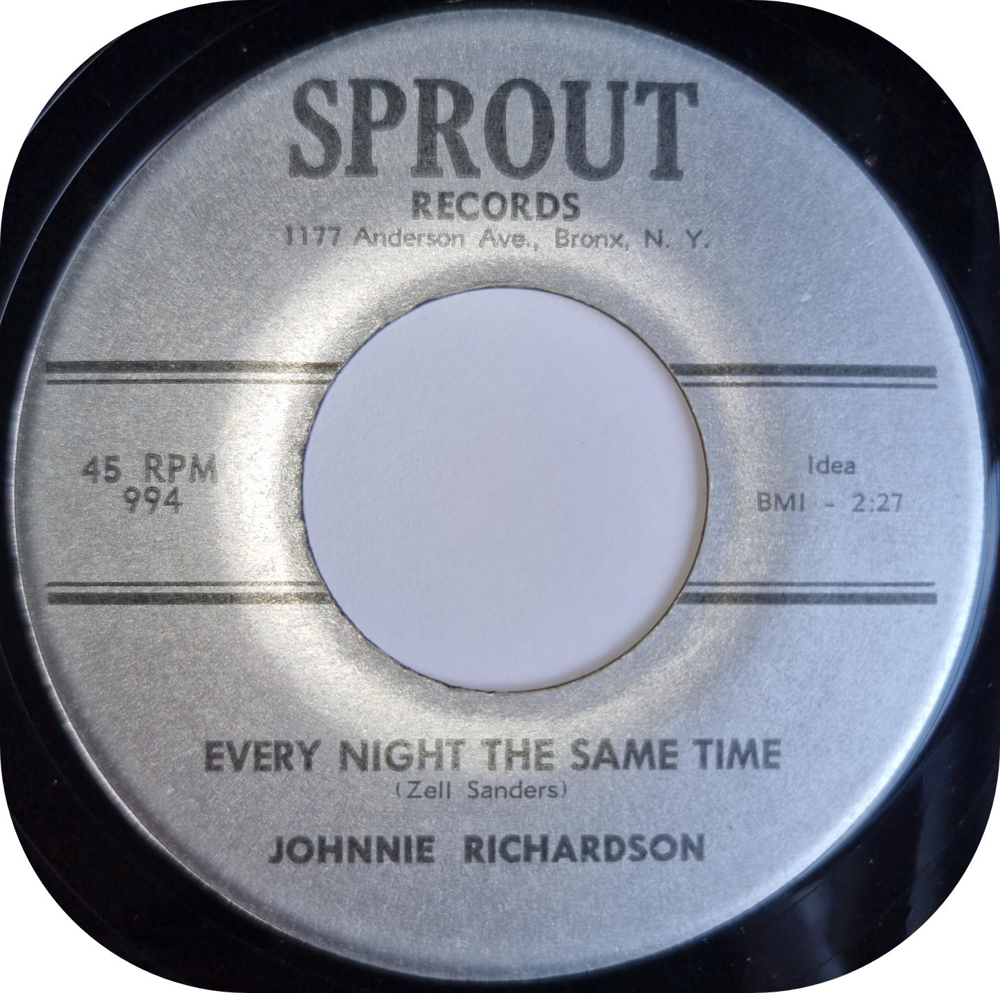 Johnnie Richardson - Every Night The Same Time - Sprout