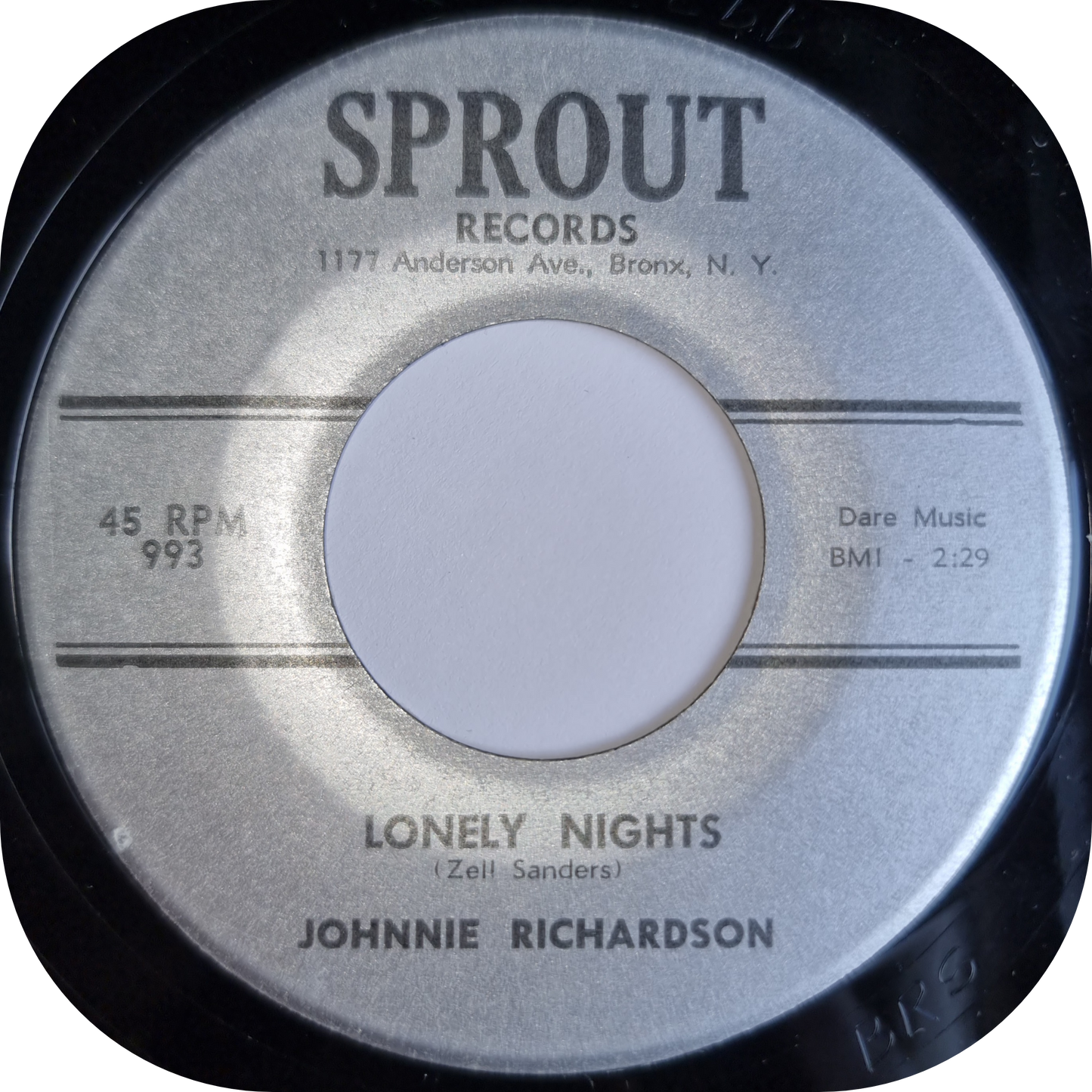 Johnnie Richardson - Every Night The Same Time - Sprout