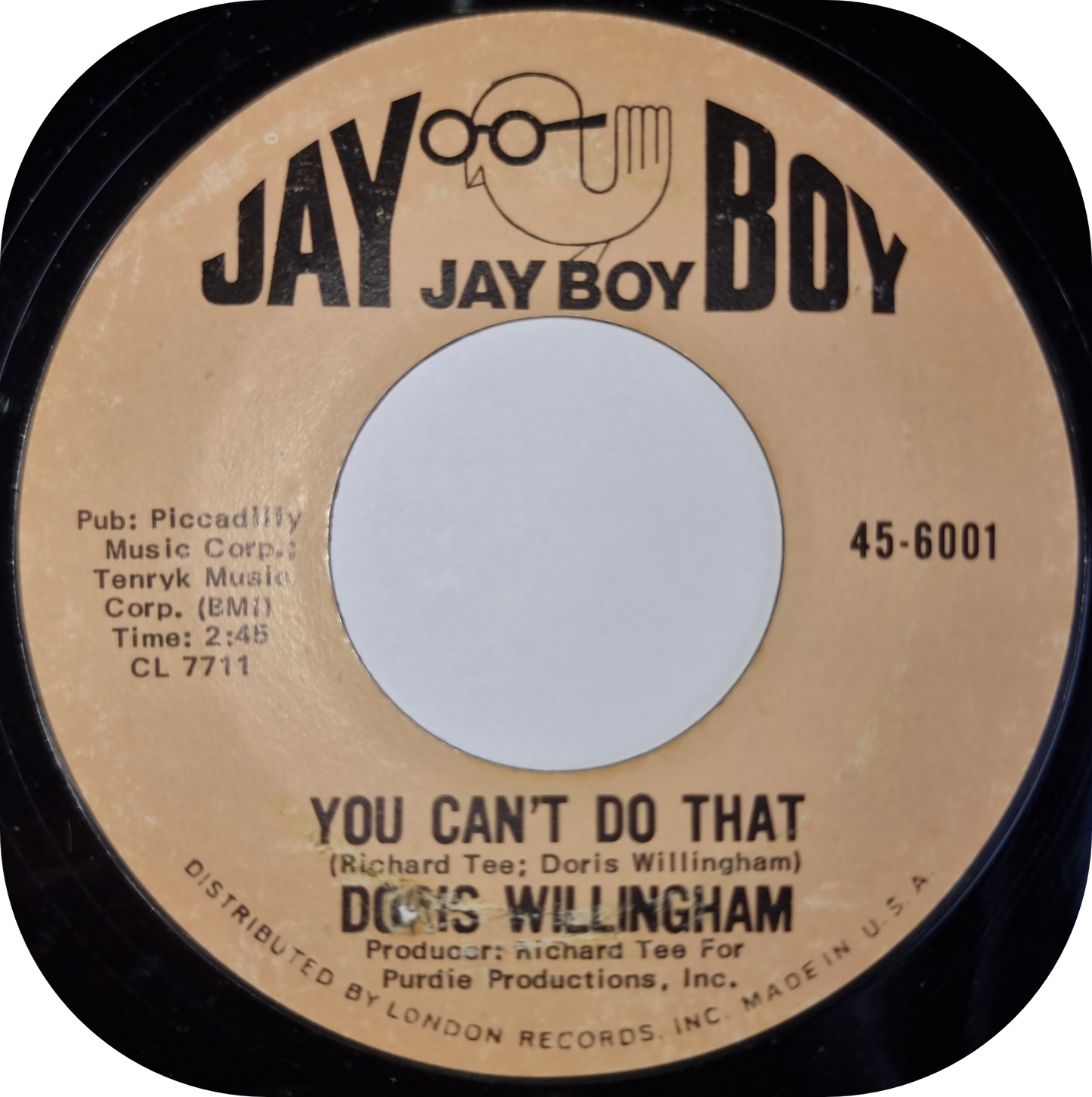 Doris Willingham - You Can't Do That - Jay Boy