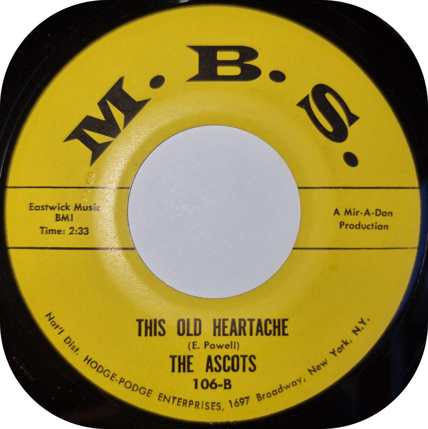 Ascots, The - Miss Heartbreaker - M.B.S