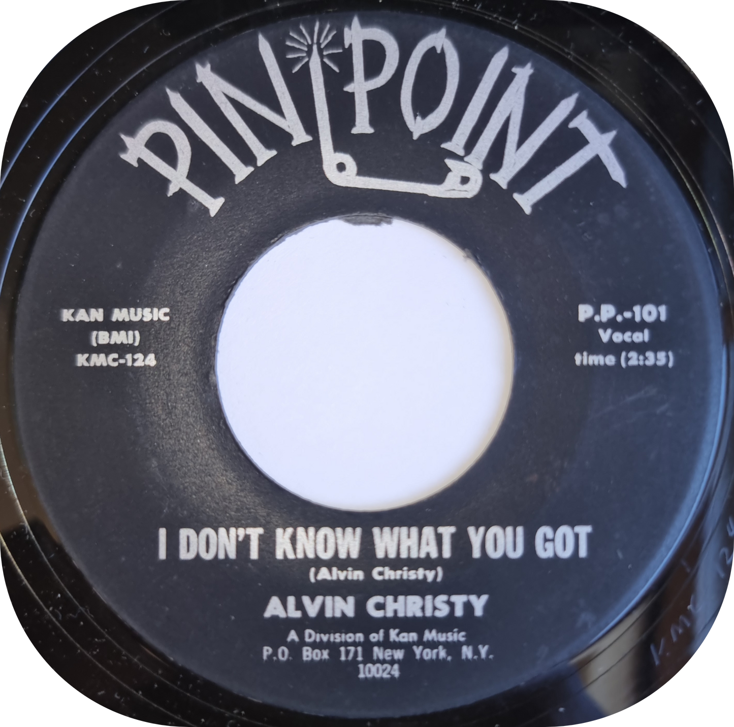 Alvin Christy - I'm So Proud - Pin Point