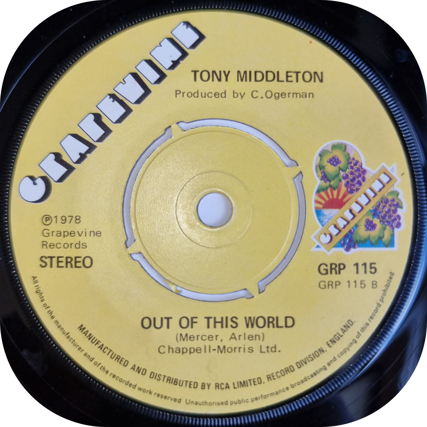 Tony Middleton - Paris Blues - Grapevine