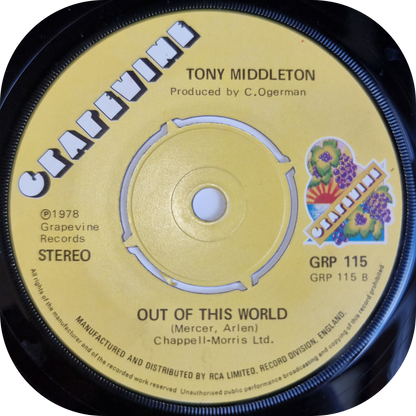 Tony Middleton - Paris Blues - Grapevine