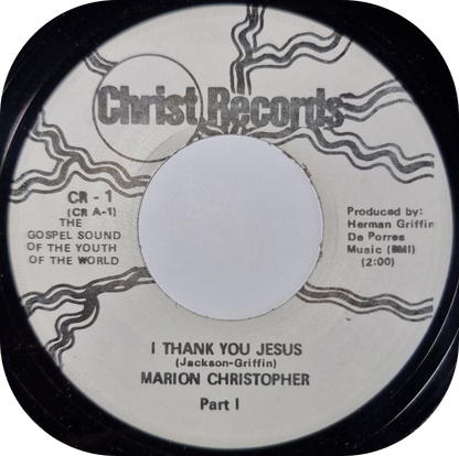 Marion Christopher - I Thank You Jesus - Christ