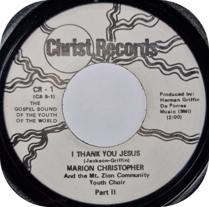 Marion Christopher - I Thank You Jesus - Christ