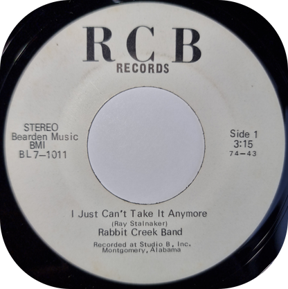 Rabbit Creek Band - I Just Can't Take It No More - RCB