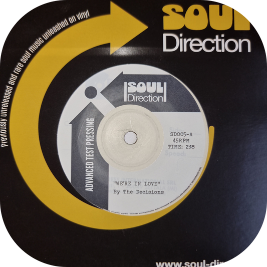 Decisions, The - We're In Love - Soul Direction TEST PRESS
