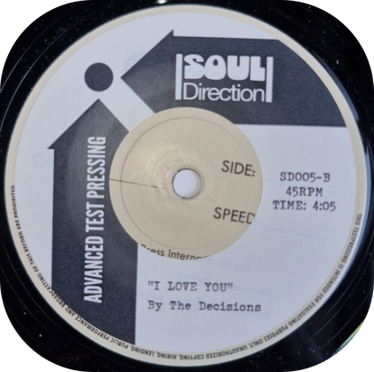 Decisions, The - We're In Love - Soul Direction TEST PRESS