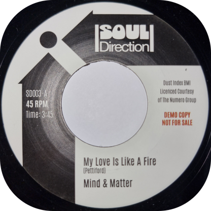 Mind & Matter - My Love Is Like A Fire - Soul Direction DEMO