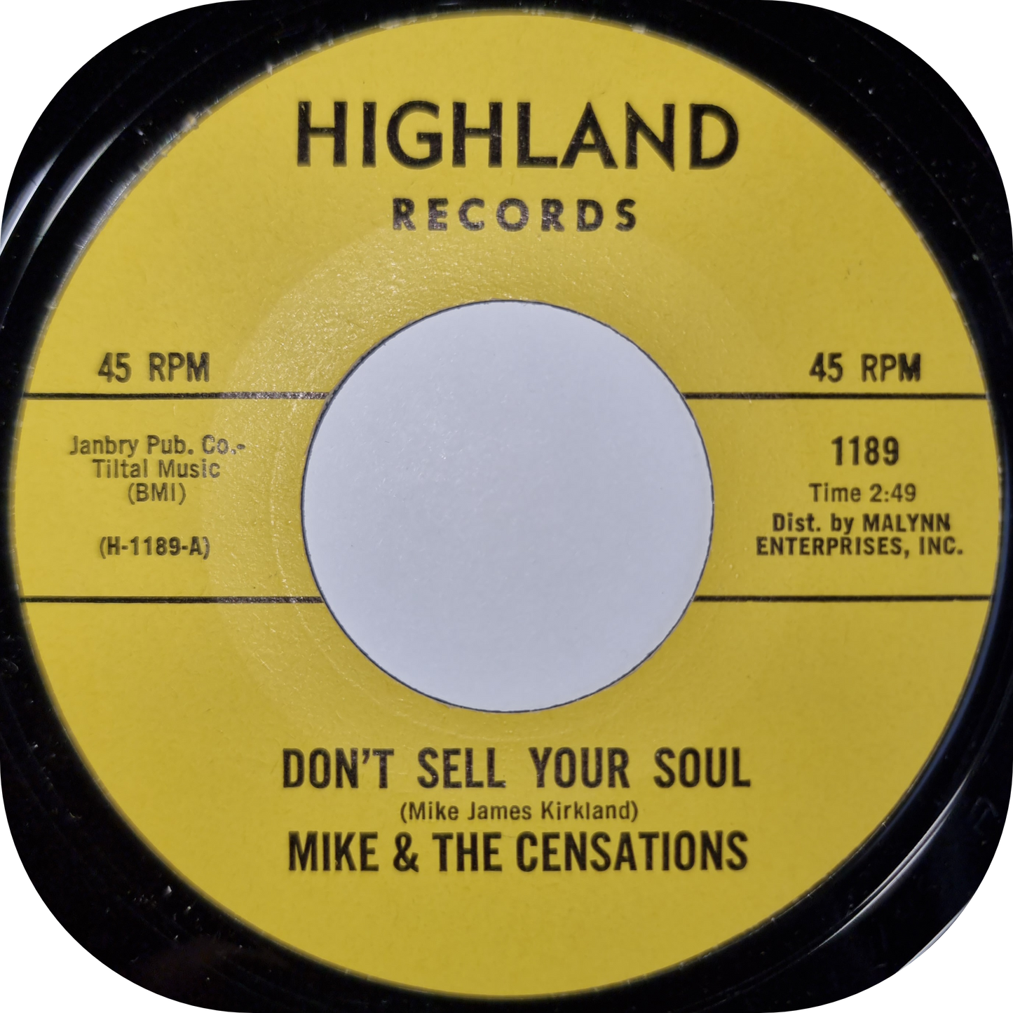 Mike & The Censations - Baby What're You Gonna Do - Highland