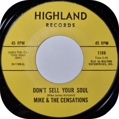 Mike & The Censations - Baby What're You Gonna Do - Highland